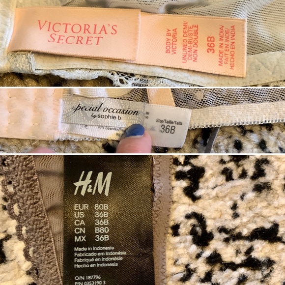 Three 36b Bras from VS, H&M and Sophie B - Picture 6 of 6